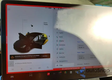 2019 Tesla Model 3 from USA, damaged, VIN 5YJ3E1EA1KF509038